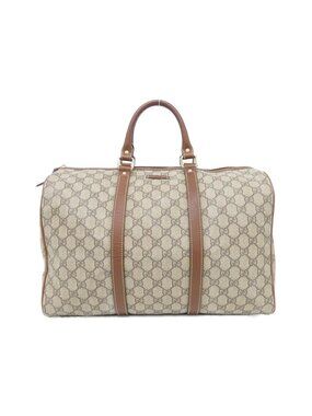 Gucci Boston Bag Travel Bags Beige
